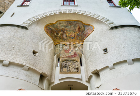 Gate at the castle in Sigmaringen - Baden 33373676