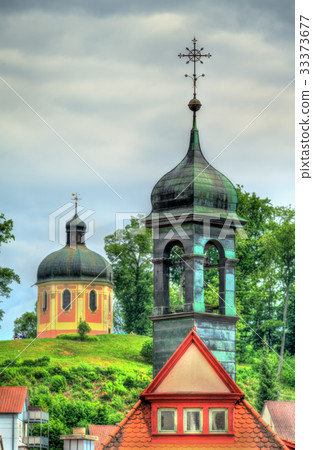 Towers of the castle in Sigmaringen - Baden 33373677