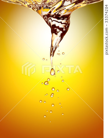 Whirlpool in gold water Whirlpool in gold water 33374284