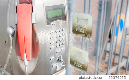 Old public telephone coin (Payphone) Old public telephone coin (Payphone) 33374955