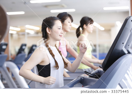 Fitness gym gym gym running machine Fitness gym gym gym running machine 33375445