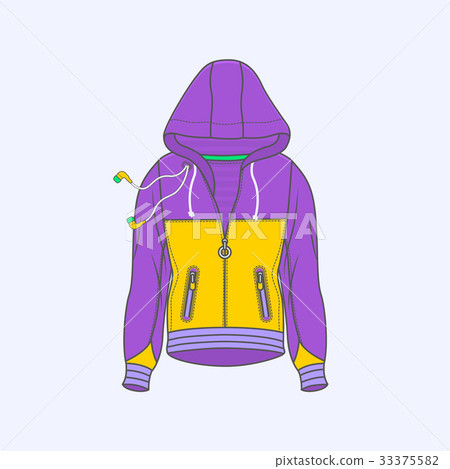 Hoodie for men symbol simple line icon on Hoodie for men symbol simple line icon on 33375582