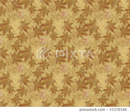 Maple leaf autumn patterns seamless 33376586