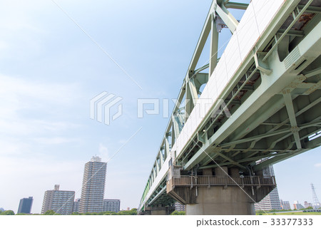 Toei Shinjuku Line Arakawa Nakagawa Bridge 33377333