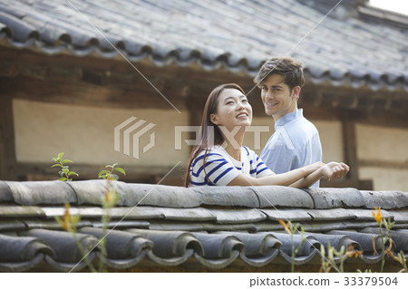 夫婦，景福宮（歷史遺址117），鐘路區，首爾 33379504