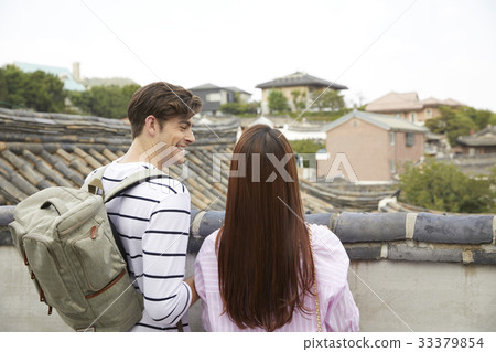 夫婦,首爾鐘路區北村韓屋村 夫婦,首爾鐘路區北村韓屋村 33379854