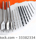 Group of Taper Drills on white and orange 33382334