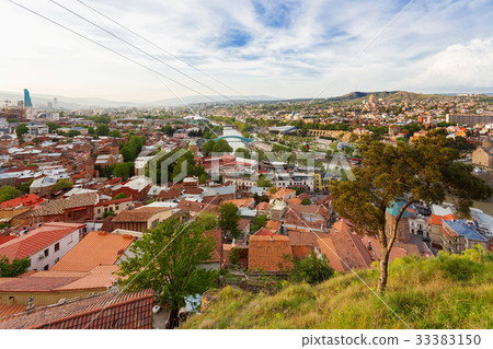 Panorama view of Tbilisi, capital of Georgia Panorama view of Tbilisi, capital of Georgia 33383150