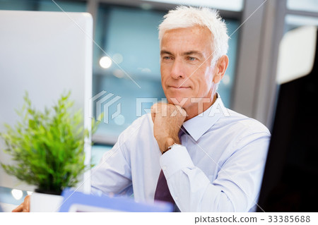 Another office day in front of computer 33385688