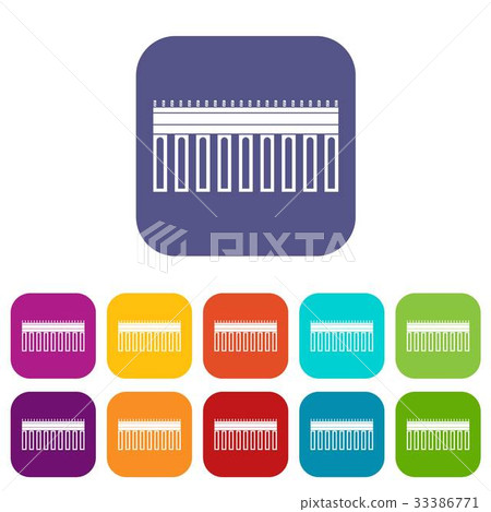 Bridge icons set Bridge icons set 33386771
