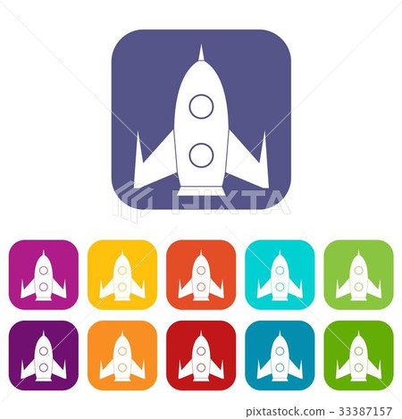 Rocket icons set - Stock Illustration [33387157] - PIXTA