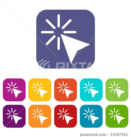 Click icons set - Stock Illustration [33387301] - PIXTA