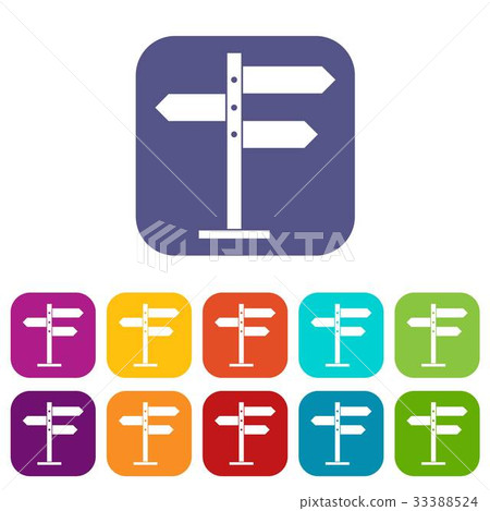 Direction signs icons set Direction signs icons set 33388524