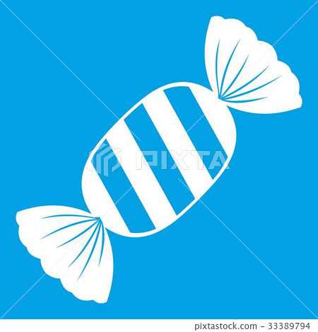 Delicious candy icon white 33389794