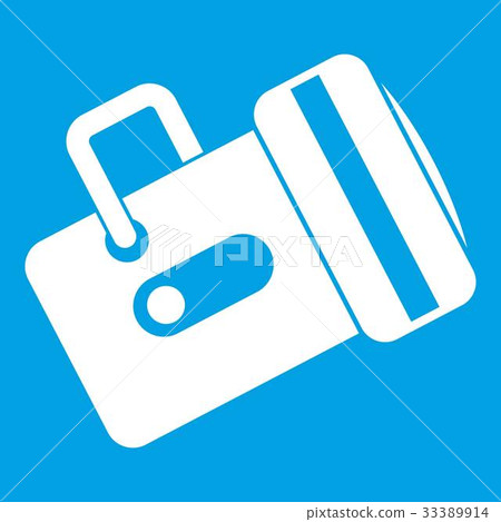 Flashlight icon white Flashlight icon white 33389914