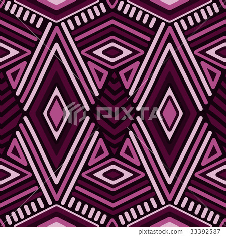 Vector Seamless Ethnic Pattern 33392587