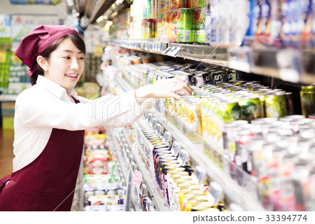 超市超市職員工作人員 33394774