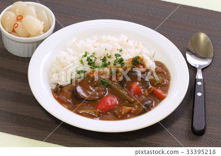 Curry and rice Curry and rice 33395218