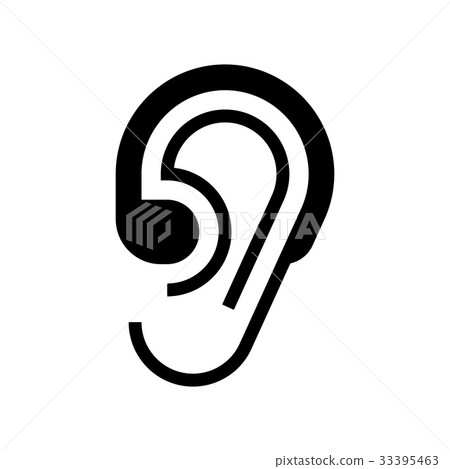 Hearing aid icon 33395463