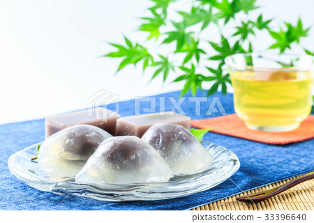 Steamed bun and water yokan 33396640