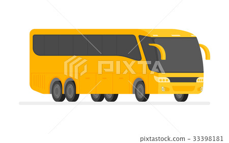 Corner view bus on the road vector illustration Corner view bus on the road vector illustration 33398181