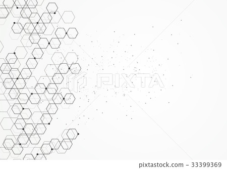 Network dot and line technology communication 33399369