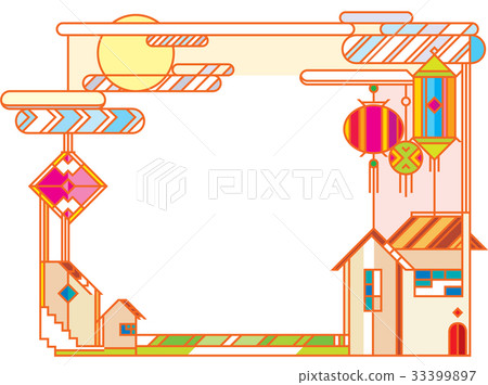 Mid Autumn Festival Graphic Illustration Stock Illustration 33399897 Pixta