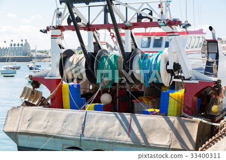 Back of a fishing boat Back of a fishing boat 33400311