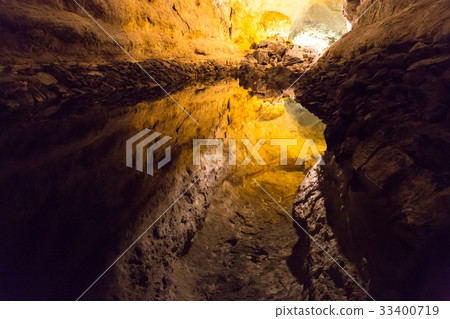 Cave of the greens, in Lanzarote, Canary 33400719