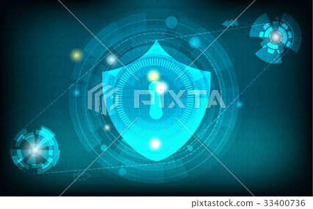 abstract network security technology background 33400736