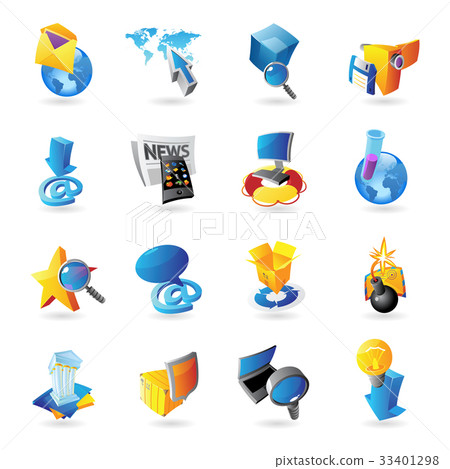 Icons for technology-插圖素材 [33401298] - PIXTA圖庫