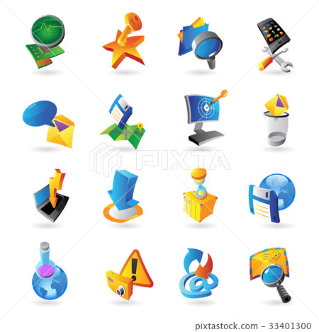 Icons for technology Icons for technology 33401300