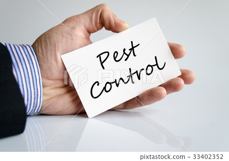 Pest control text concept Pest control text concept 33402352