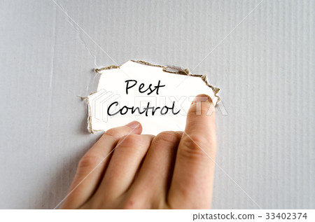 Pest control text concept 33402374