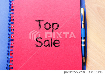 Top sale concept on notebook Top sale concept on notebook 33402496