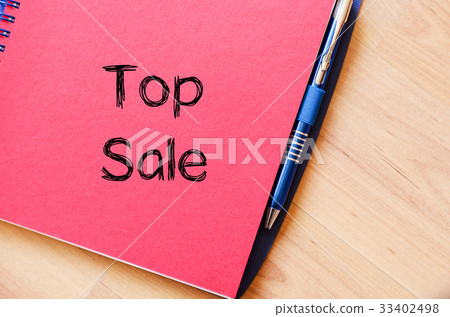Top sale concept on notebook 33402498