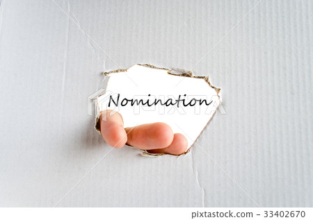 Nomination text concept Nomination text concept 33402670