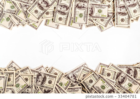 background of $ 100 with space for text 33404781