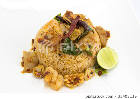 Fried Rice with Tom Yum Shrimp 33405139