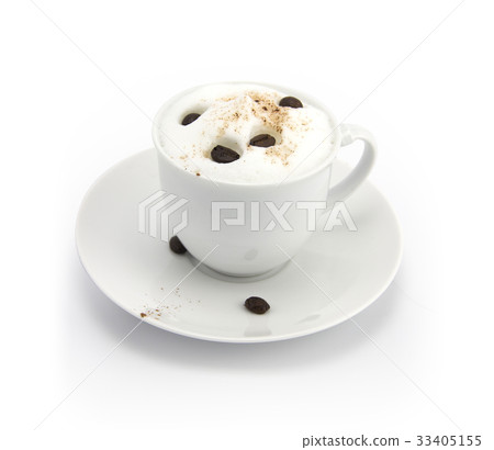 A cup of cappuccino coffee 33405155