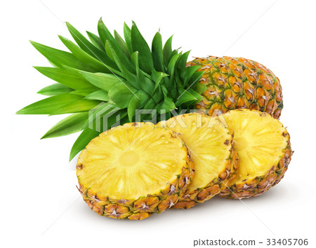 Pineapple isolated on white background Pineapple isolated on white background 33405706