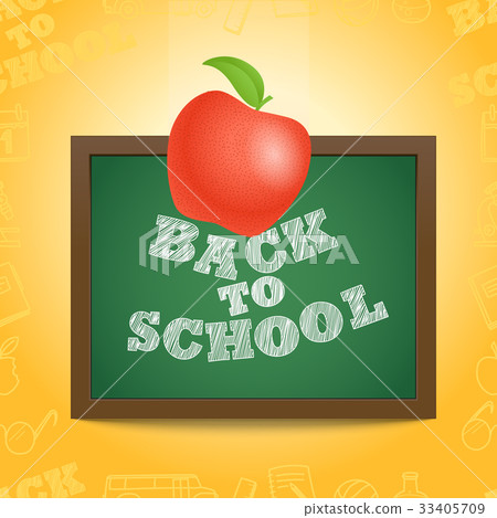 Back to scholl concept. Falling apple 33405709