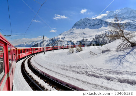 Great views of Switzerland, World Heritage, St. Moritz 33406188