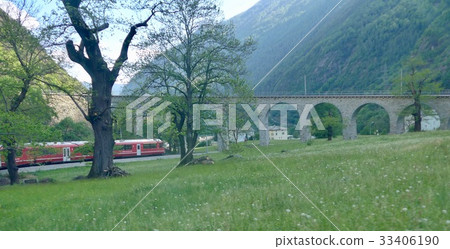 Great views of Switzerland, World Heritage, St. Moritz 33406190