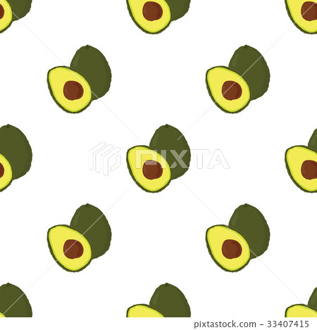 pattern with avocado pattern with avocado 33407415