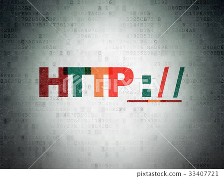 Web development concept: Http : / / on Digital Web development concept: Http : / / on Digital 33407721