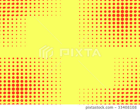 Pop art seamless pattern. Halftone background Pop art seamless pattern. Halftone background 33408108