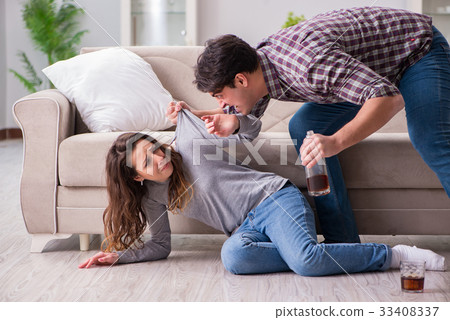 Domestic violence concept in a family argument Domestic violence concept in a family argument 33408337