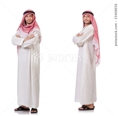 Arab man isolated on white background Arab man isolated on white background 33408658