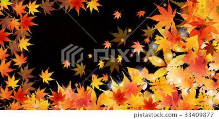 Autumn leaves autumn landscape background Autumn leaves autumn landscape background 33409877